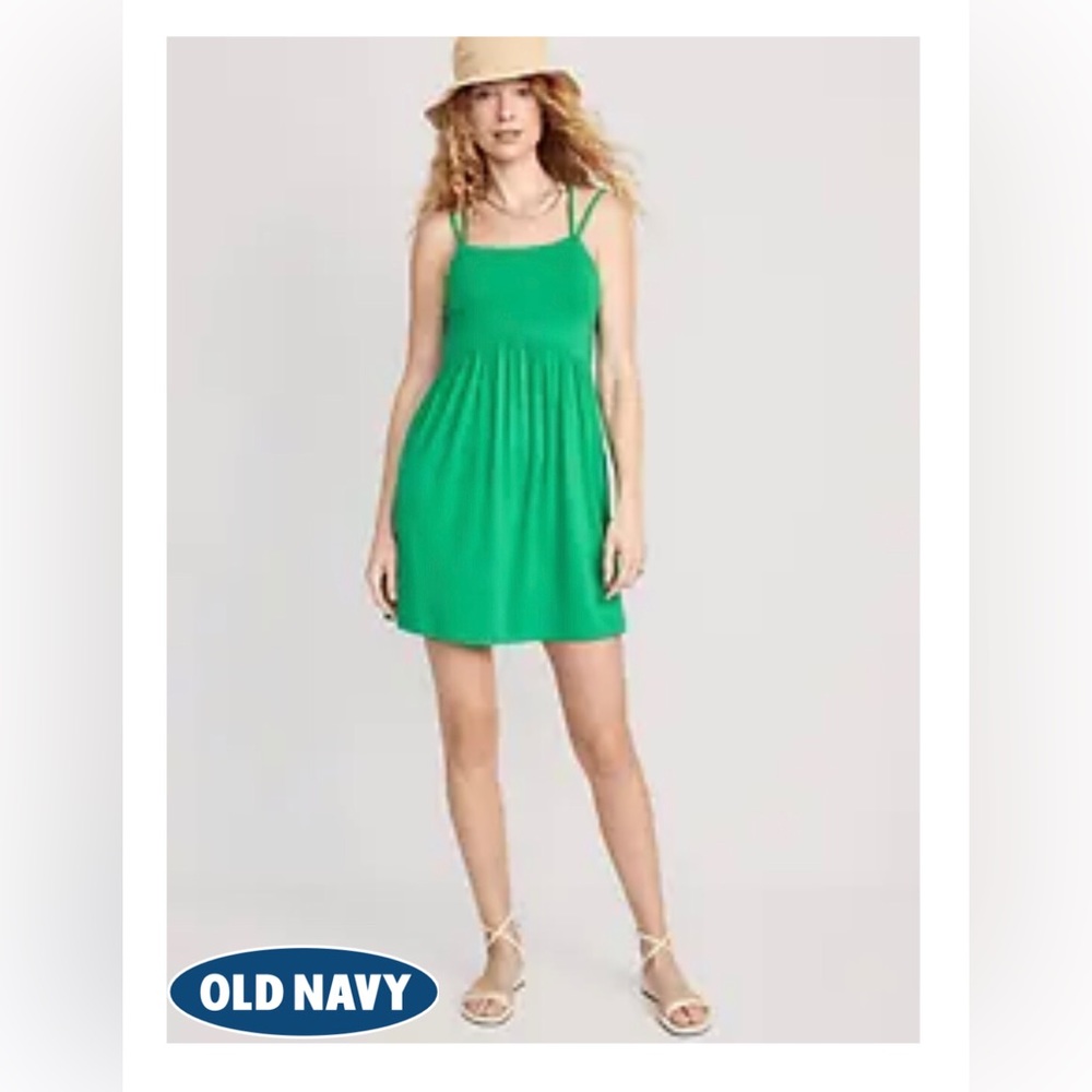 Old Navy Women’s Fit & Flare Cross-back Mini Camisole Dress